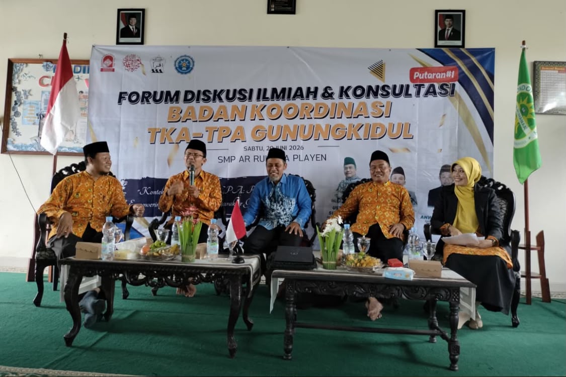 Badko TKA-TPA Gunungkidul Gelar Forum Diskusi Ilmiah, Hadirkan Tiga Narasumber Kompeten